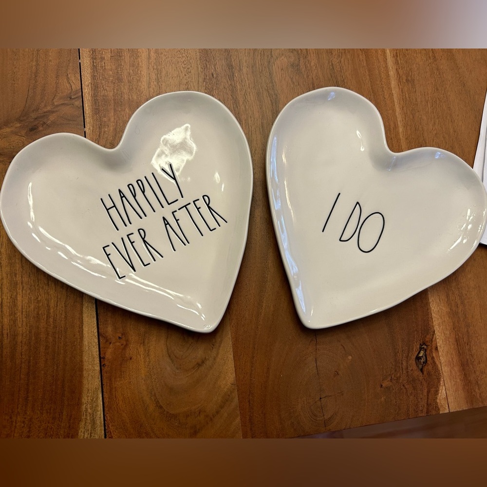 New Rae Dunn wedding plates - Picture 1 of 1